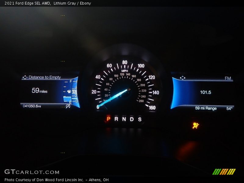 Lithium Gray / Ebony 2021 Ford Edge SEL AWD