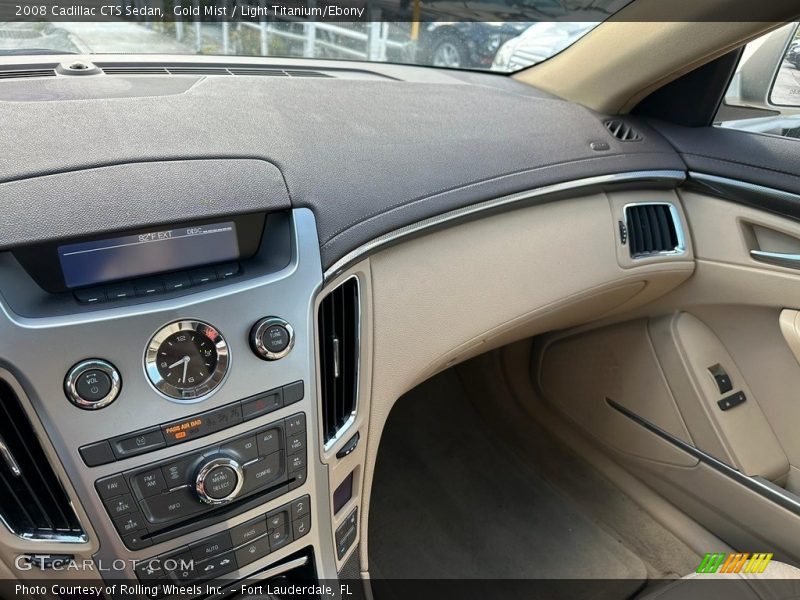 Gold Mist / Light Titanium/Ebony 2008 Cadillac CTS Sedan