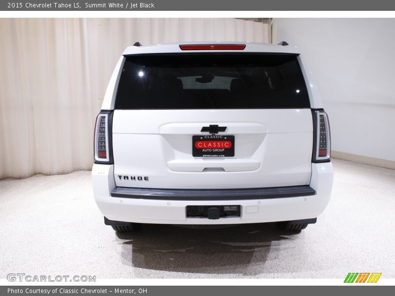 Summit White / Jet Black 2015 Chevrolet Tahoe LS