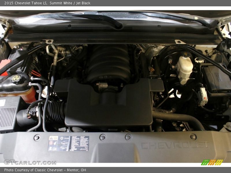 Summit White / Jet Black 2015 Chevrolet Tahoe LS