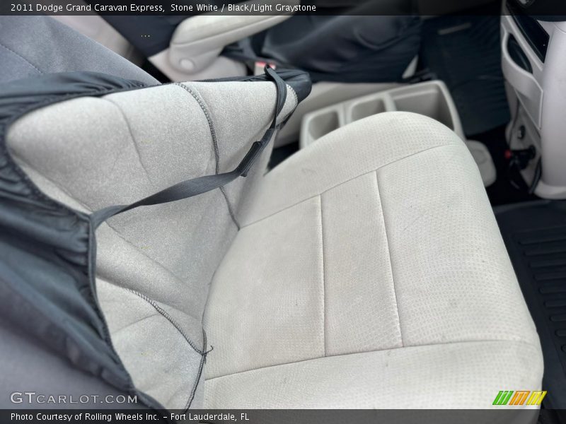 Stone White / Black/Light Graystone 2011 Dodge Grand Caravan Express