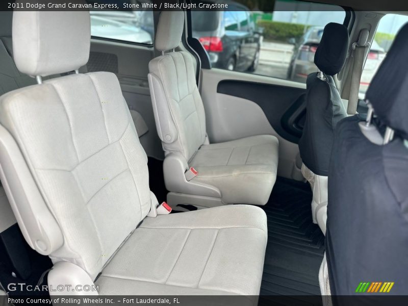 Stone White / Black/Light Graystone 2011 Dodge Grand Caravan Express