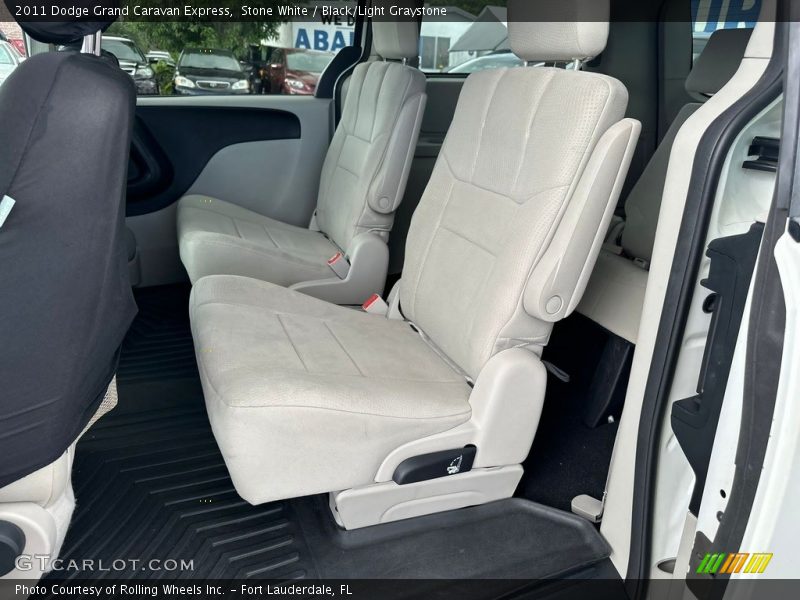 Stone White / Black/Light Graystone 2011 Dodge Grand Caravan Express