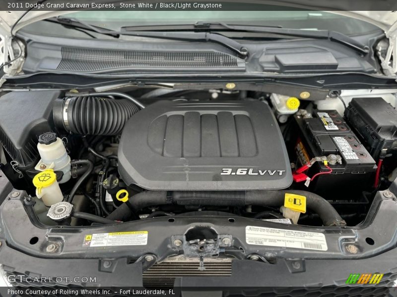 Stone White / Black/Light Graystone 2011 Dodge Grand Caravan Express