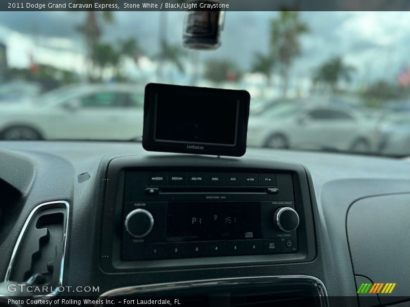 Stone White / Black/Light Graystone 2011 Dodge Grand Caravan Express