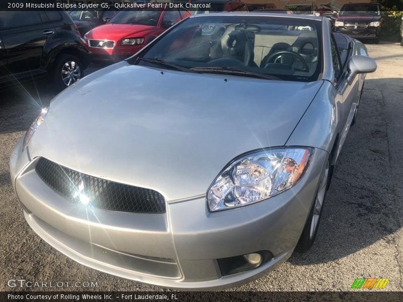 Quicksilver Pearl / Dark Charcoal 2009 Mitsubishi Eclipse Spyder GS
