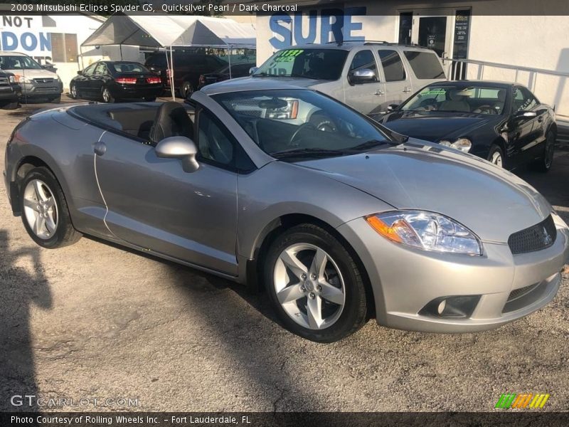 Quicksilver Pearl / Dark Charcoal 2009 Mitsubishi Eclipse Spyder GS