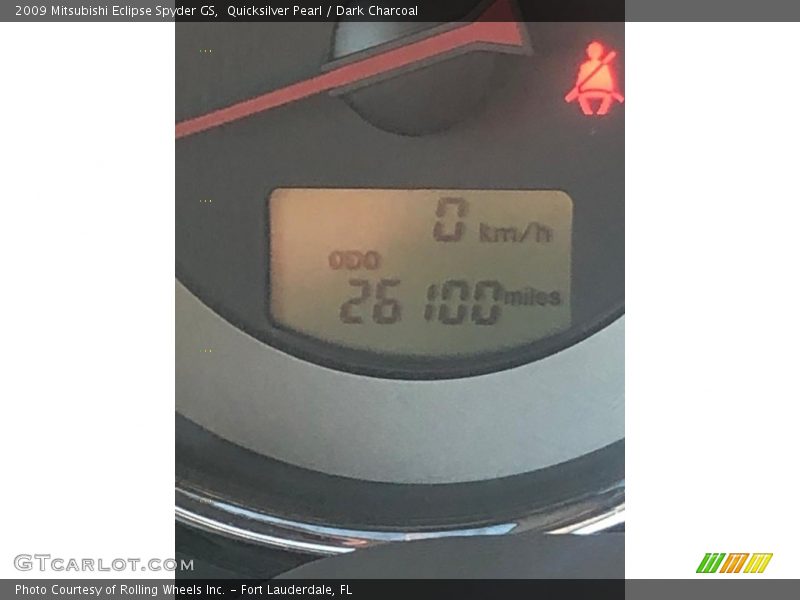 Quicksilver Pearl / Dark Charcoal 2009 Mitsubishi Eclipse Spyder GS