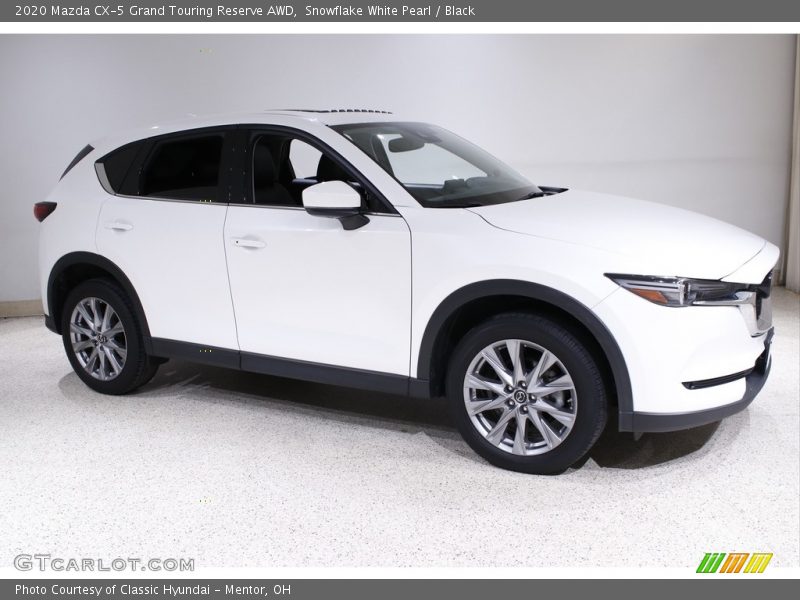 Snowflake White Pearl / Black 2020 Mazda CX-5 Grand Touring Reserve AWD
