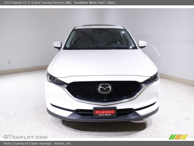 Snowflake White Pearl / Black 2020 Mazda CX-5 Grand Touring Reserve AWD