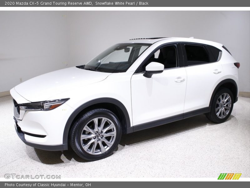 Snowflake White Pearl / Black 2020 Mazda CX-5 Grand Touring Reserve AWD