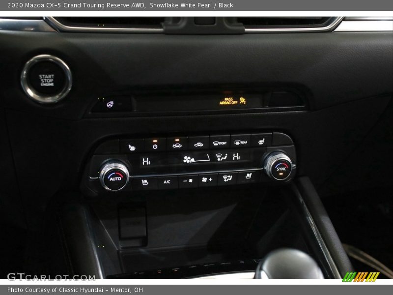 Snowflake White Pearl / Black 2020 Mazda CX-5 Grand Touring Reserve AWD