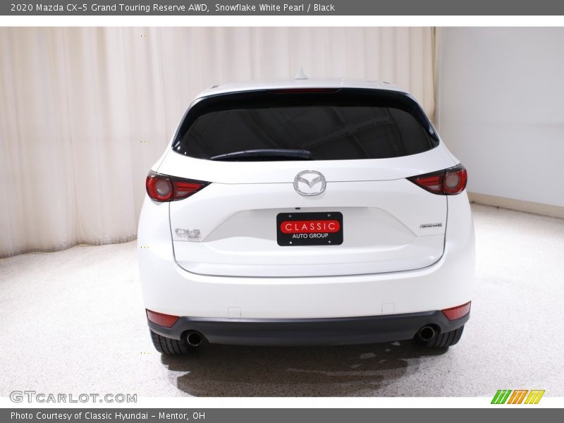 Snowflake White Pearl / Black 2020 Mazda CX-5 Grand Touring Reserve AWD