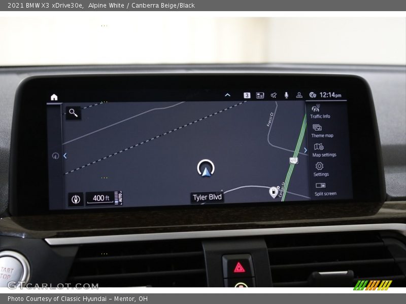 Navigation of 2021 X3 xDrive30e