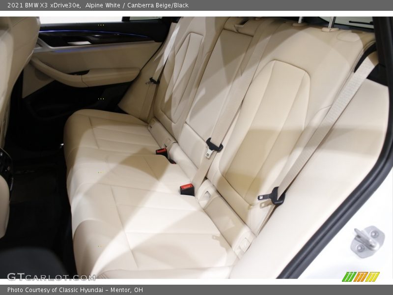 Rear Seat of 2021 X3 xDrive30e