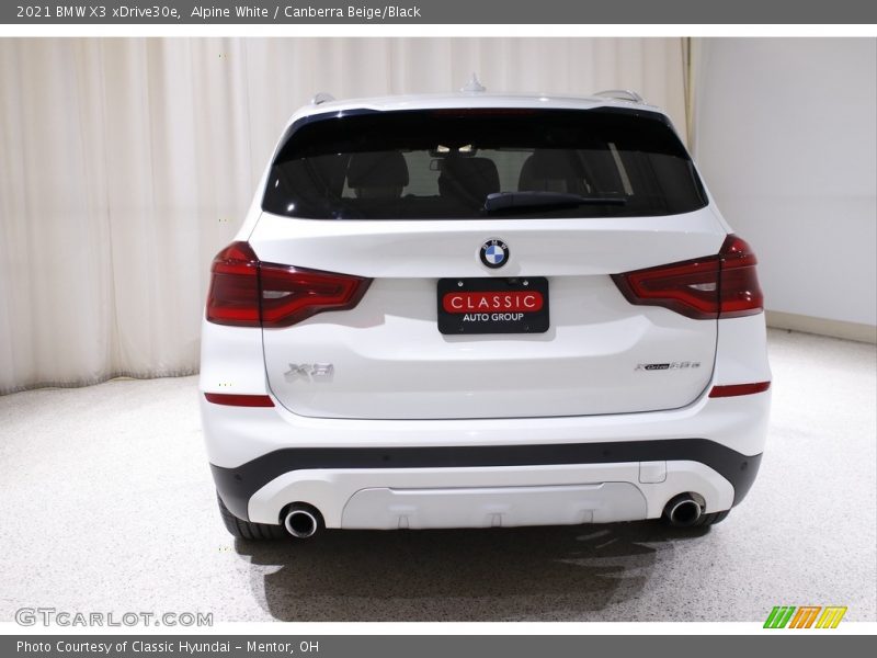 Alpine White / Canberra Beige/Black 2021 BMW X3 xDrive30e