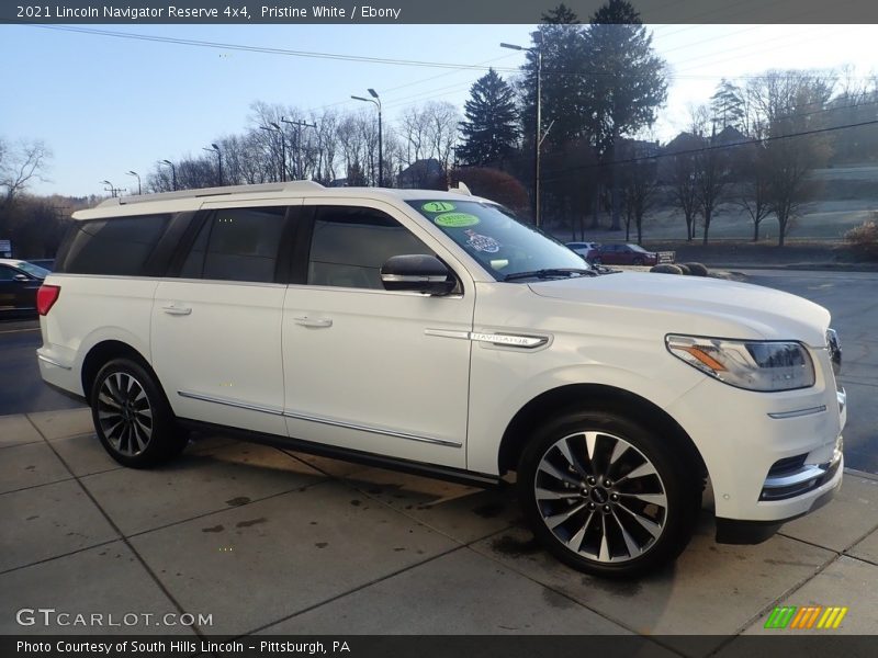 Pristine White / Ebony 2021 Lincoln Navigator Reserve 4x4