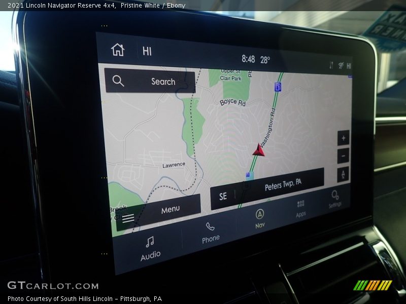 Pristine White / Ebony 2021 Lincoln Navigator Reserve 4x4