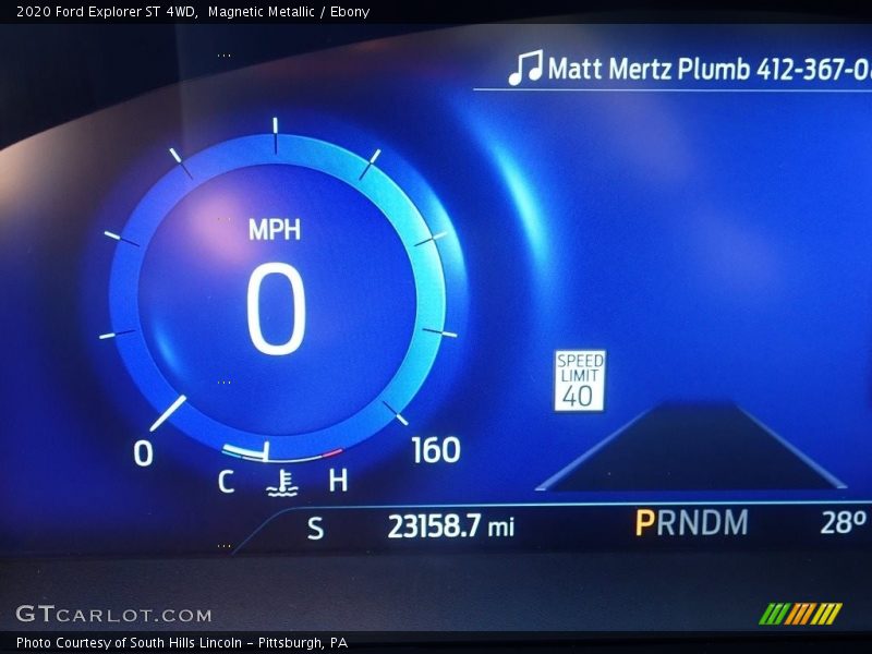 Magnetic Metallic / Ebony 2020 Ford Explorer ST 4WD