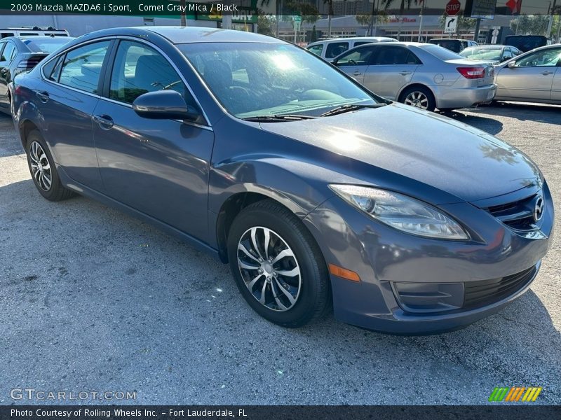 Comet Gray Mica / Black 2009 Mazda MAZDA6 i Sport