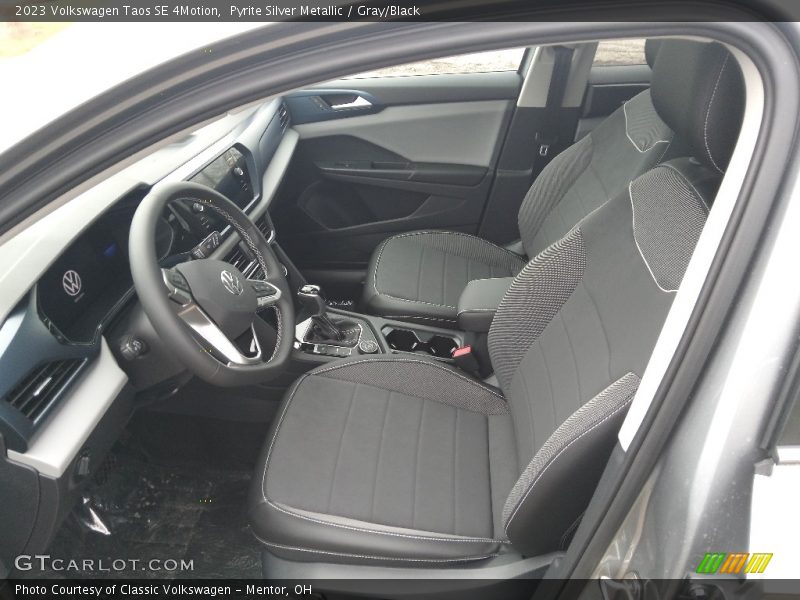  2023 Taos SE 4Motion Gray/Black Interior