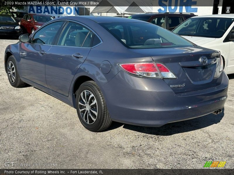 Comet Gray Mica / Black 2009 Mazda MAZDA6 i Sport