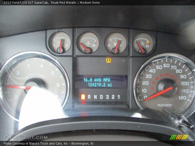 Royal Red Metallic / Medium Stone 2010 Ford F150 XLT SuperCab
