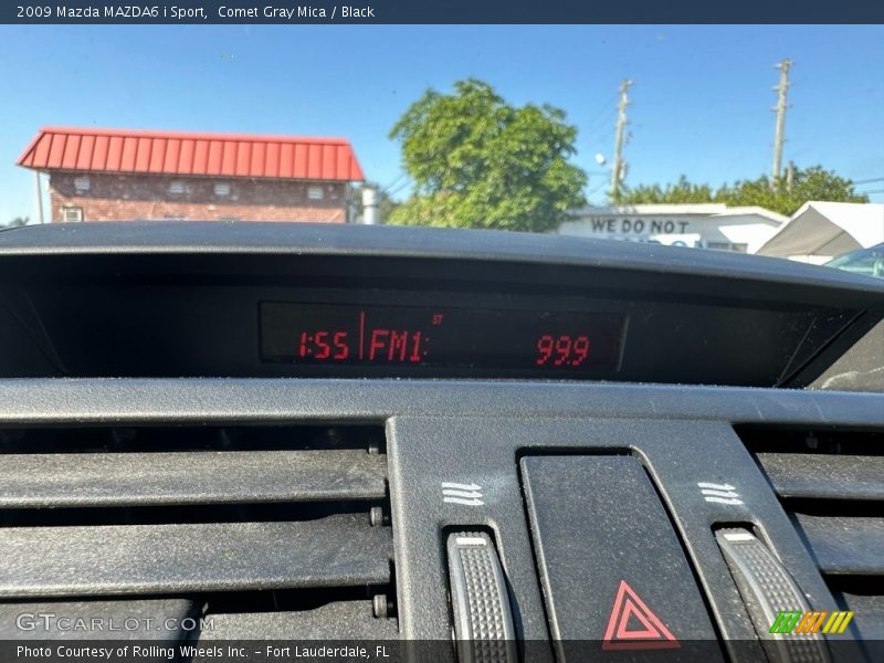Comet Gray Mica / Black 2009 Mazda MAZDA6 i Sport