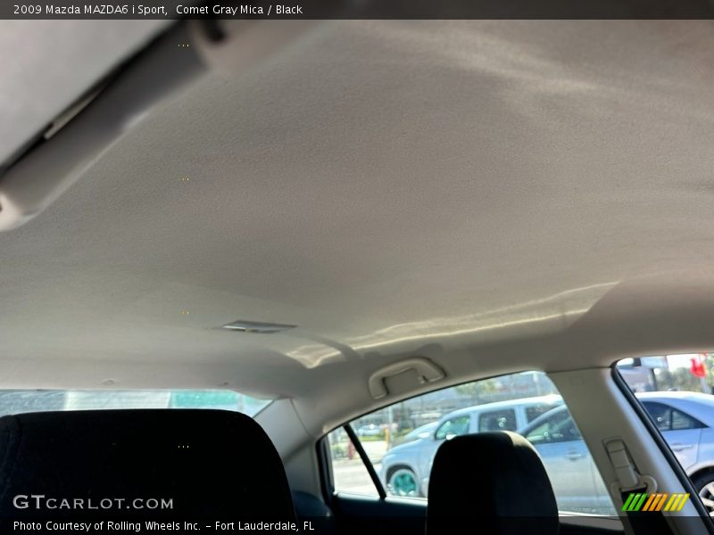 Comet Gray Mica / Black 2009 Mazda MAZDA6 i Sport