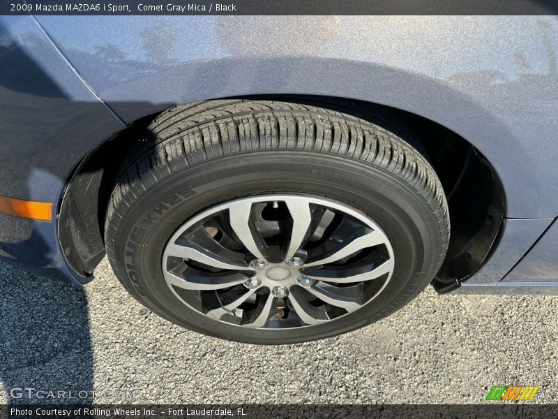 Comet Gray Mica / Black 2009 Mazda MAZDA6 i Sport