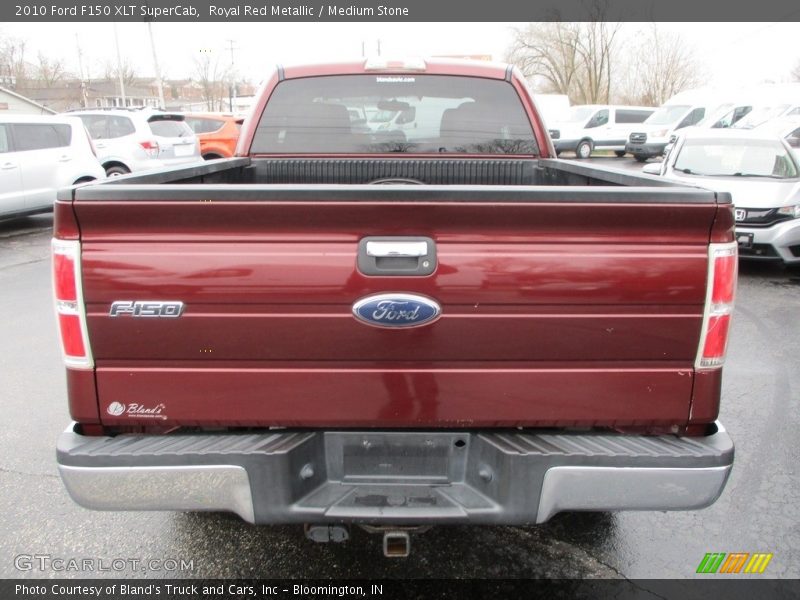 Royal Red Metallic / Medium Stone 2010 Ford F150 XLT SuperCab