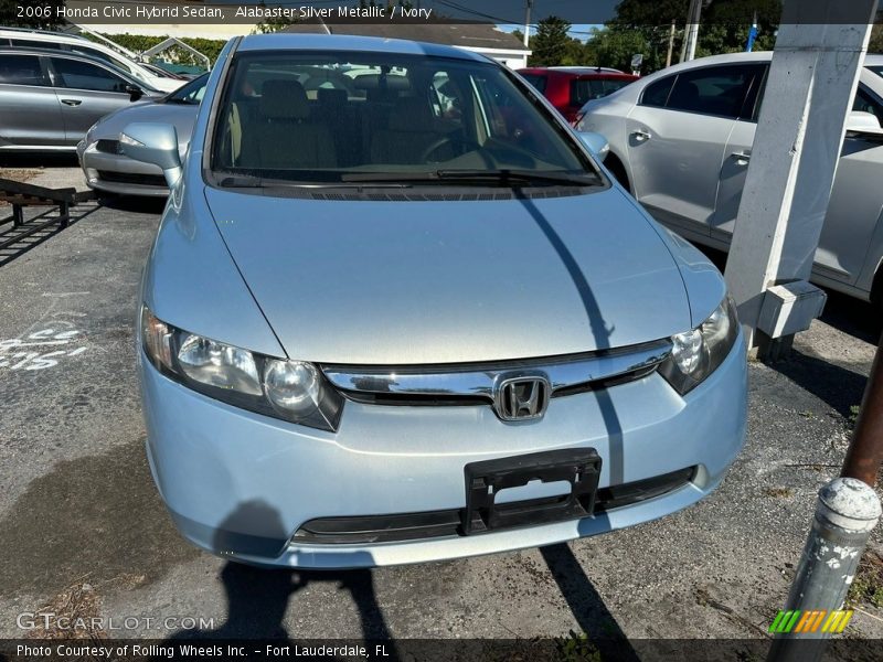 Alabaster Silver Metallic / Ivory 2006 Honda Civic Hybrid Sedan