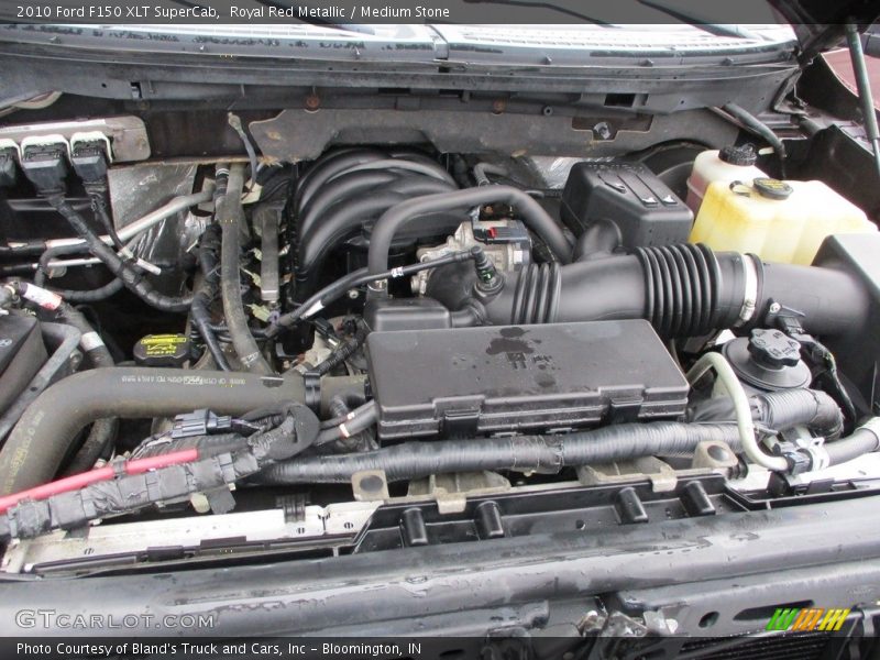 Royal Red Metallic / Medium Stone 2010 Ford F150 XLT SuperCab