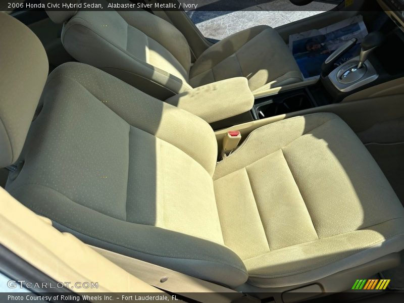 Alabaster Silver Metallic / Ivory 2006 Honda Civic Hybrid Sedan