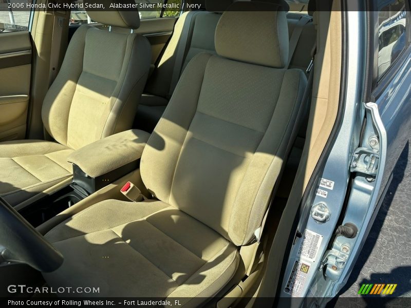 Alabaster Silver Metallic / Ivory 2006 Honda Civic Hybrid Sedan