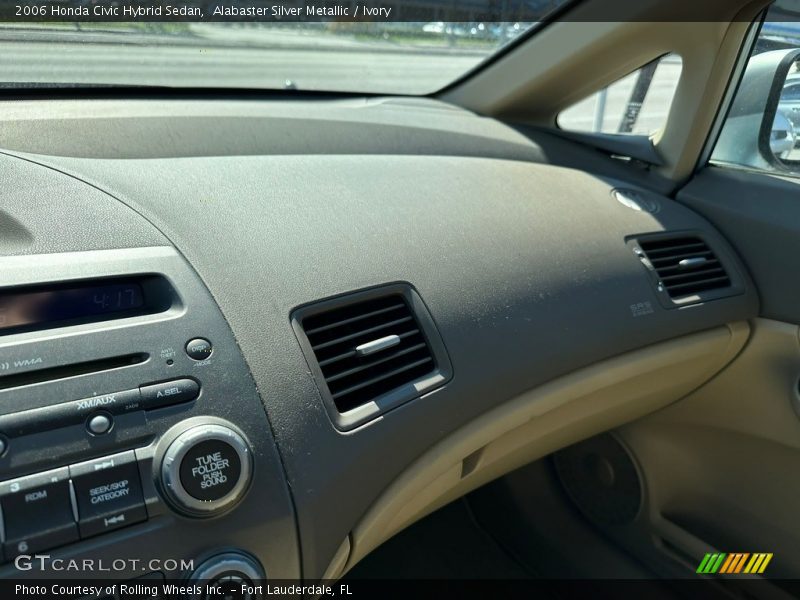 Alabaster Silver Metallic / Ivory 2006 Honda Civic Hybrid Sedan
