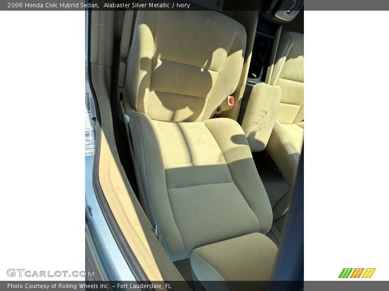 Alabaster Silver Metallic / Ivory 2006 Honda Civic Hybrid Sedan