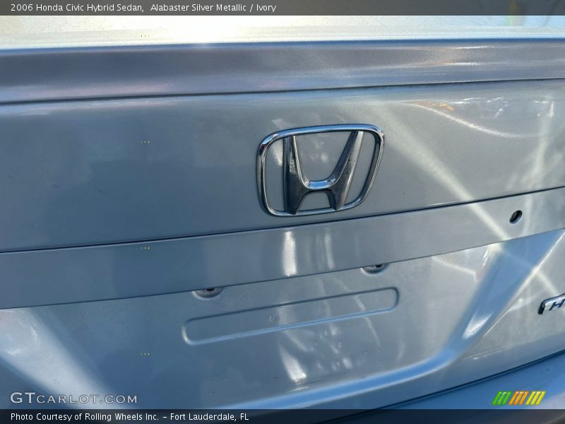 Alabaster Silver Metallic / Ivory 2006 Honda Civic Hybrid Sedan