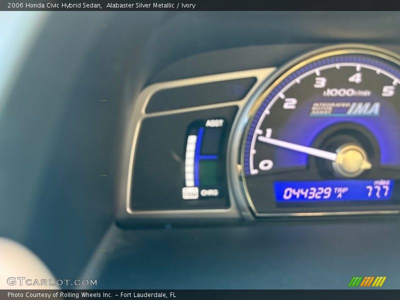 Alabaster Silver Metallic / Ivory 2006 Honda Civic Hybrid Sedan