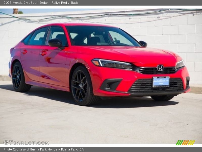Front 3/4 View of 2023 Civic Sport Sedan