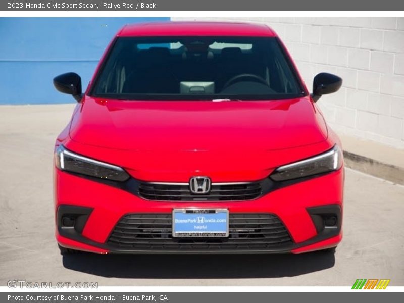 Rallye Red / Black 2023 Honda Civic Sport Sedan