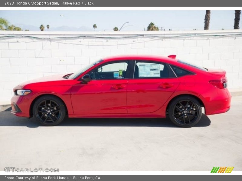  2023 Civic Sport Sedan Rallye Red