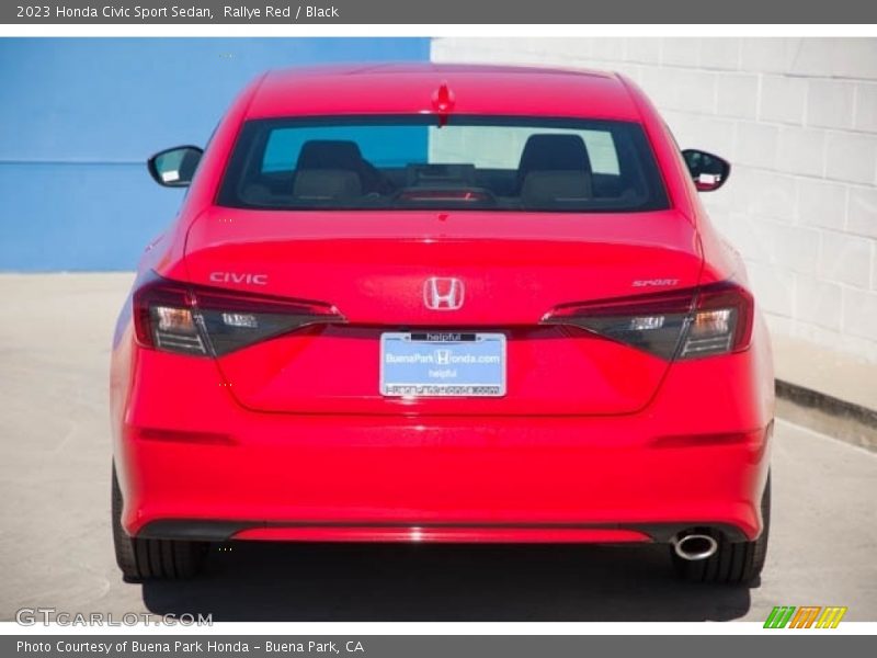Rallye Red / Black 2023 Honda Civic Sport Sedan