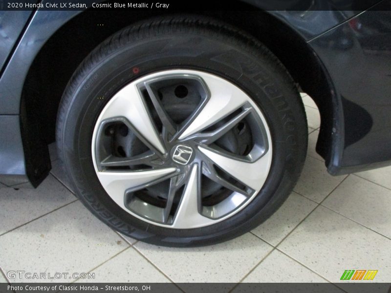 Cosmic Blue Metallic / Gray 2020 Honda Civic LX Sedan