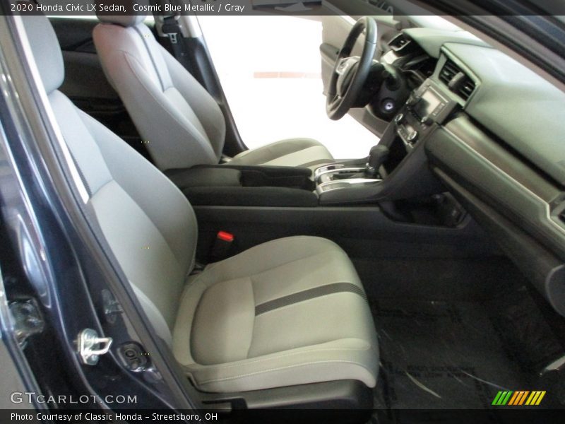 Cosmic Blue Metallic / Gray 2020 Honda Civic LX Sedan