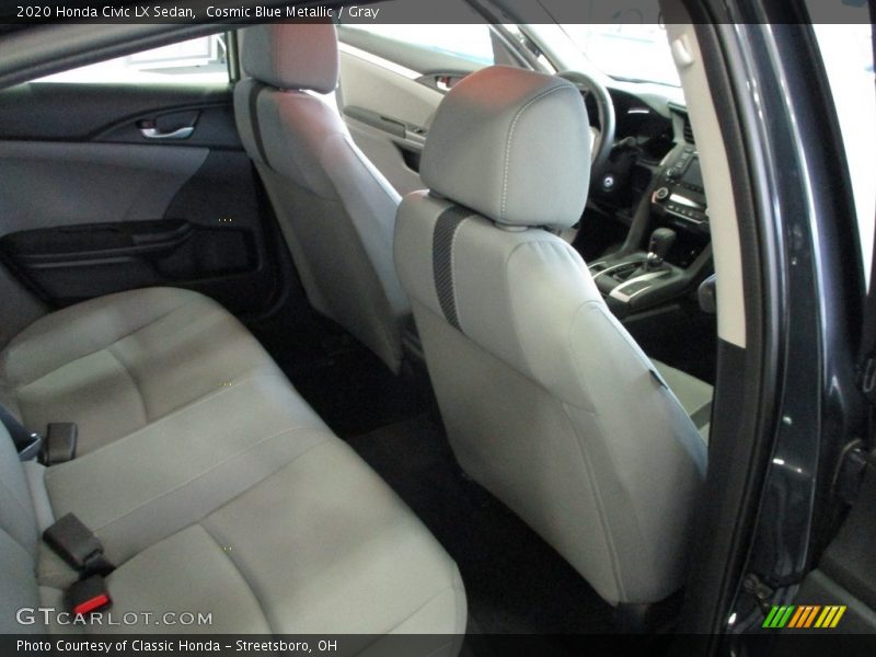Cosmic Blue Metallic / Gray 2020 Honda Civic LX Sedan