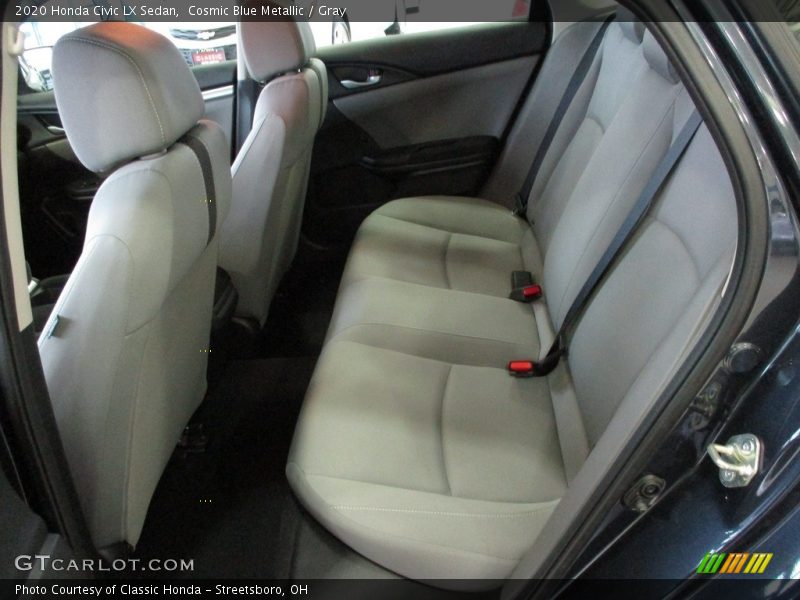 Cosmic Blue Metallic / Gray 2020 Honda Civic LX Sedan