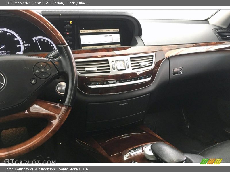 Black / Black 2012 Mercedes-Benz S 550 Sedan