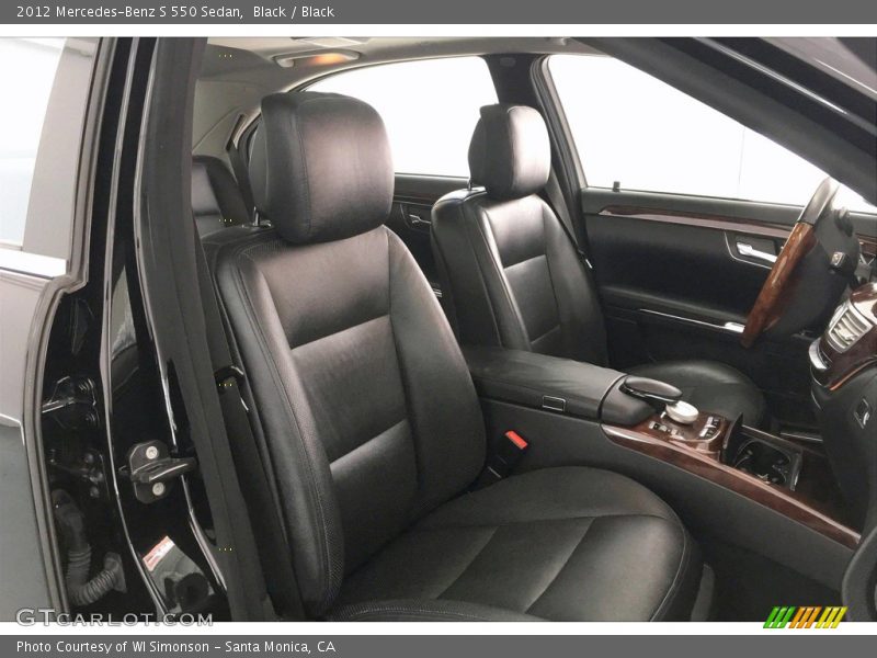 Black / Black 2012 Mercedes-Benz S 550 Sedan