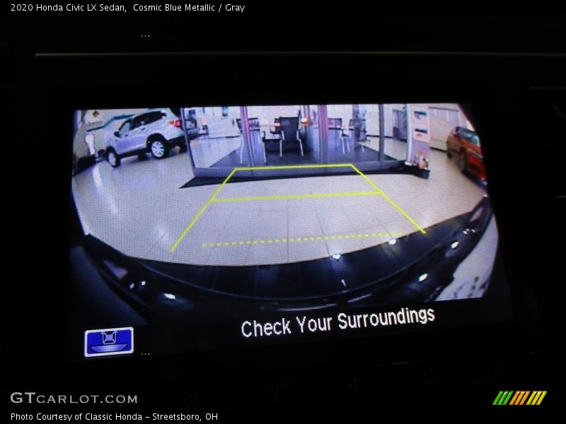 Cosmic Blue Metallic / Gray 2020 Honda Civic LX Sedan